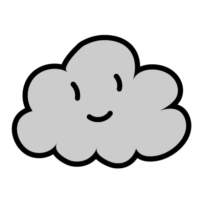 ゆるキャラ 雲のイラスト