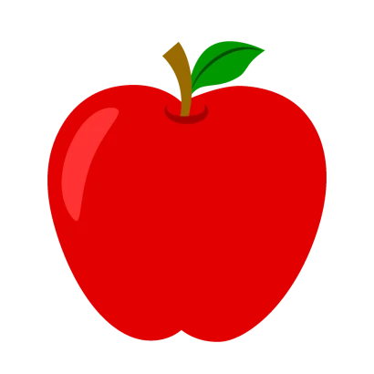 赤リンゴのイラスト