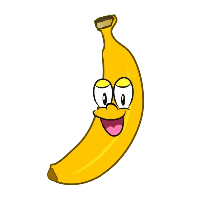 バナナキャラのイラスト