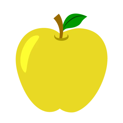 黄リンゴのイラスト
