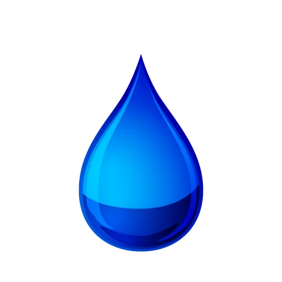 青い水滴のイラスト