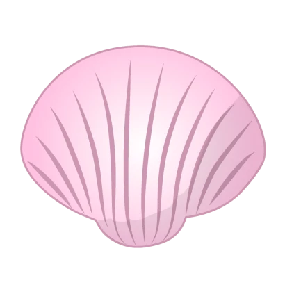 桜色の貝殻のイラスト